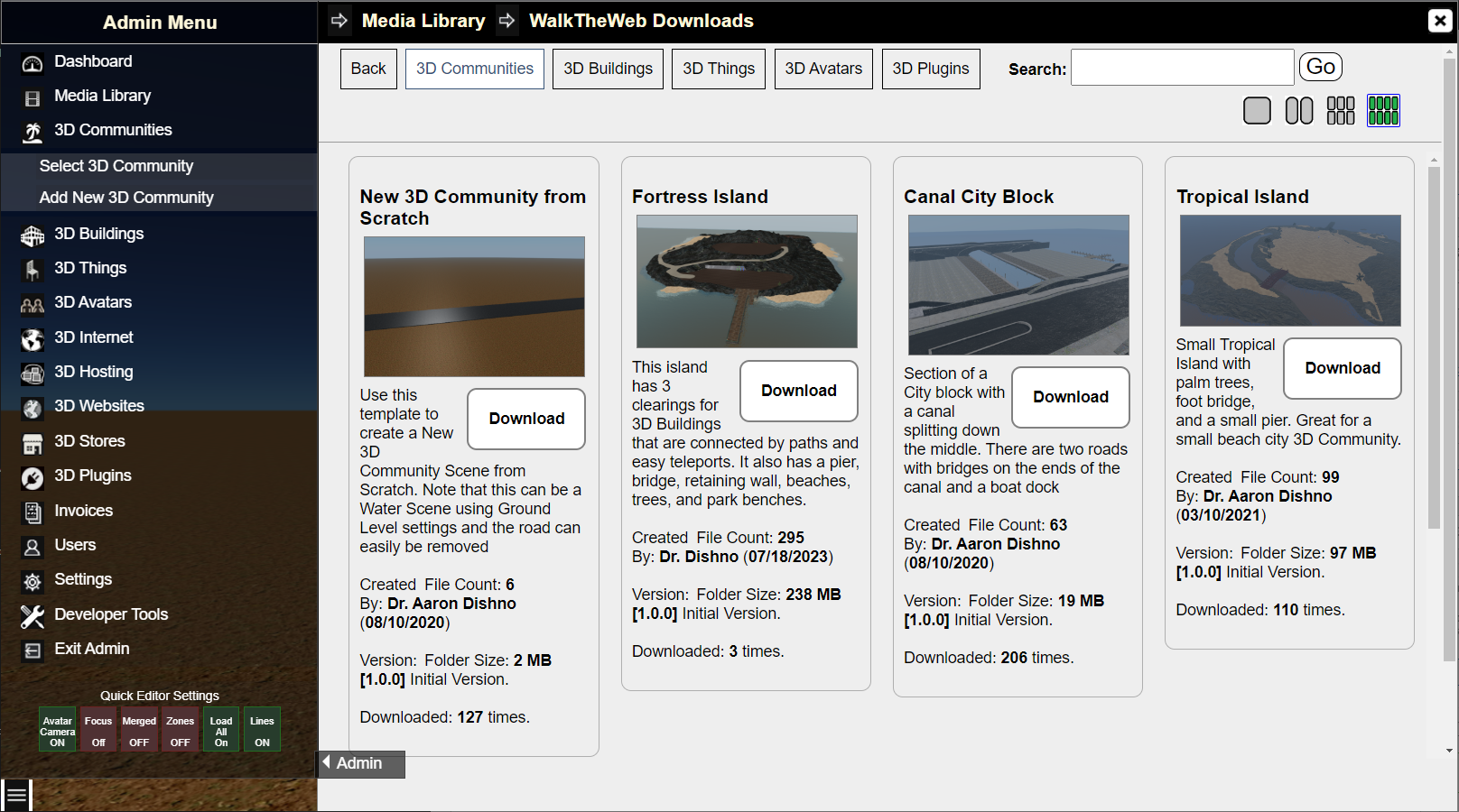 3D Community Downloads