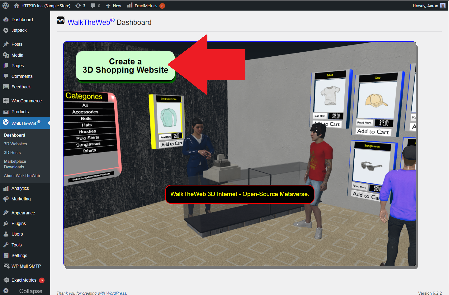 WalkTheWeb WordPress Plugin