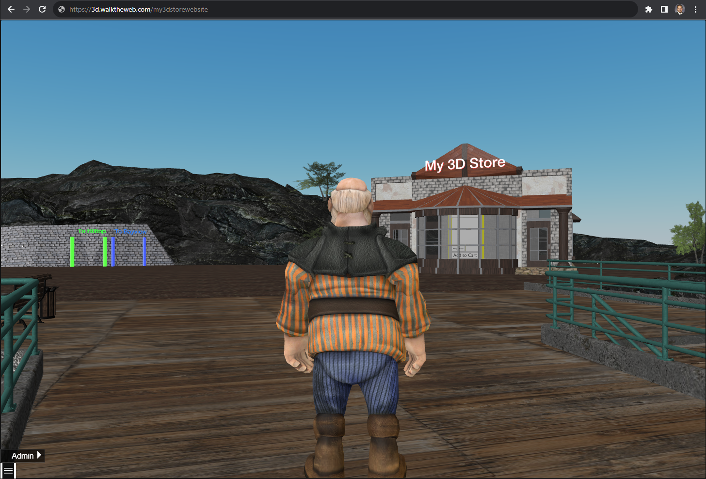 WalkTheWeb 3D Website